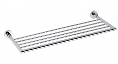 X-ROUND polička na ručníky výklopná 600mm, chrom XR420