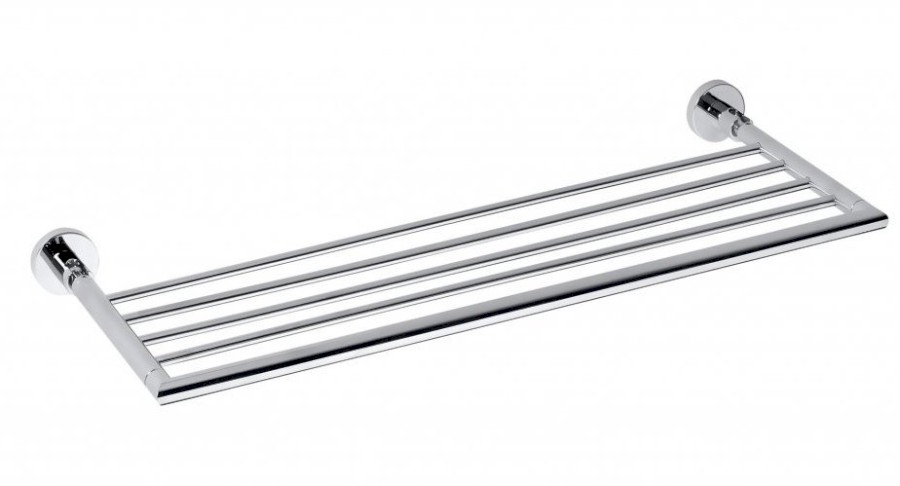 X-ROUND polička na ručníky výklopná 600mm, chrom XR420