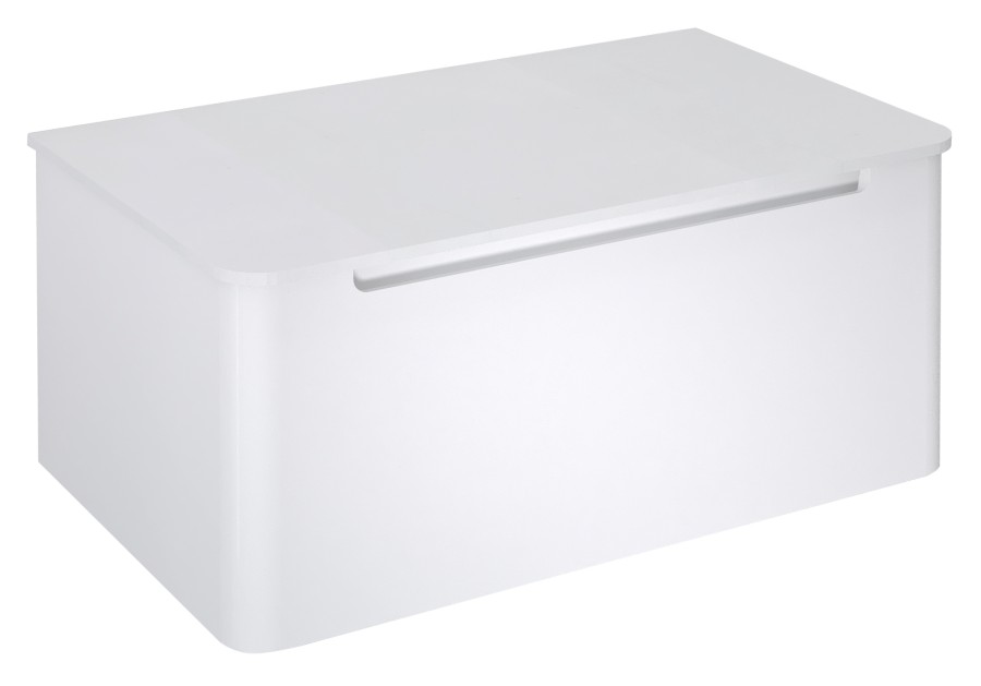 KR080-3030 (58751) KERALA umyvadlová skříňka 80x35x47,5cm, 1x zásuvka, bílá lesk KR080-3030