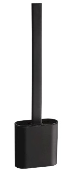 SANA WC silikonová štětka závěsná/na postavení, černá mat BS010B