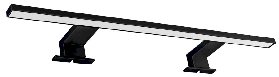 SA148B (61653) SERAPA LED svítidlo, 9W, 230V, 600x40x100mm, IP44, hliník, černá mat SA148B
