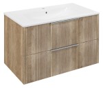 CIRASA STRIP umyvadlová skříňka 79,8x52x46cm, dub alabama CR801-2322