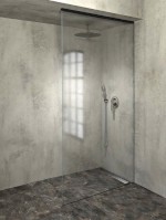 ARCHITEX sada pro uchycení skla, podlaha-stěna-strop, max. š. 1200mm, černá mat AXL2812B