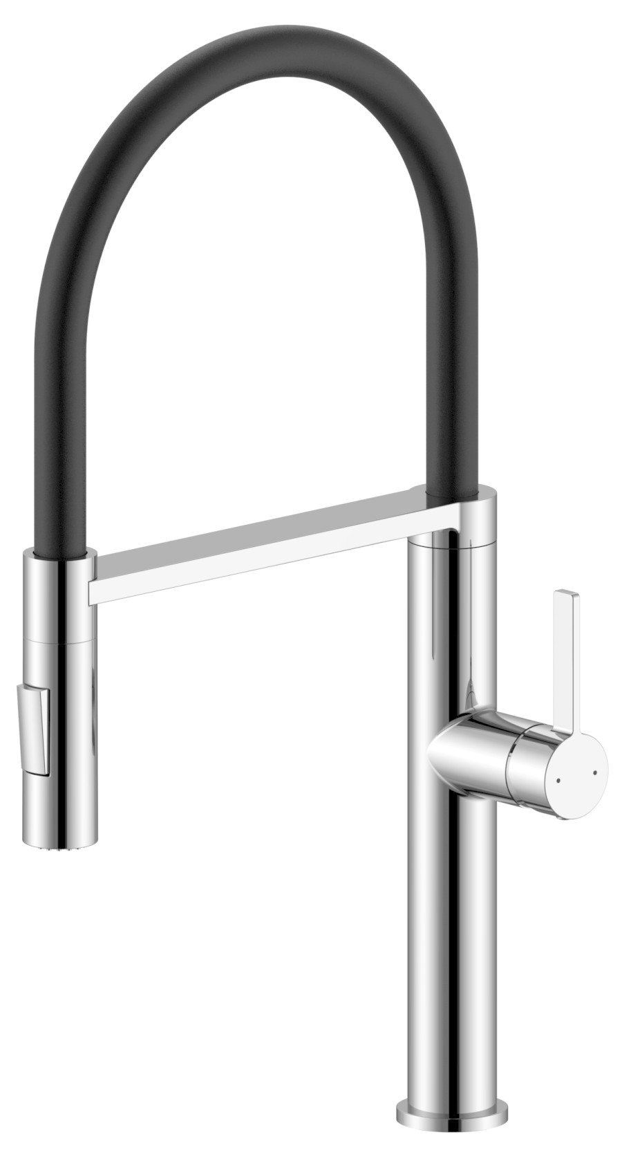 EV125 (59614) ATON stojánková dřezová baterie se sprškou, chrom EV125