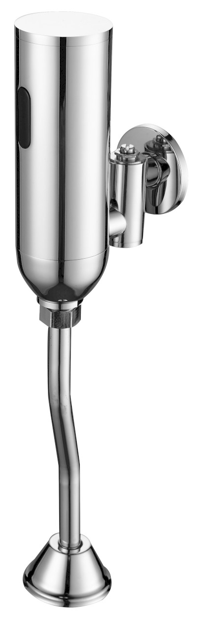 Senzorový nástěnný ventil pro urinál, 6V DC (4xAAA), chrom PS833