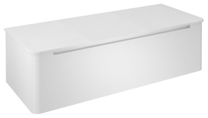 KERALA umyvadlová skříňka 120x35x47,5cm, 1x zásuvka, bílá lesk KR120-3030