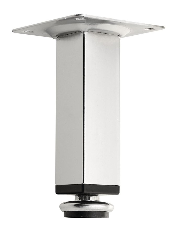 ZOJA výškově stavitelná nožička, výška 100-110mm, chrom 10078