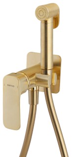 PY13/19 (56194) SPY podomítková bidetová baterie se Stop sprškou, zlato mat PY13/19