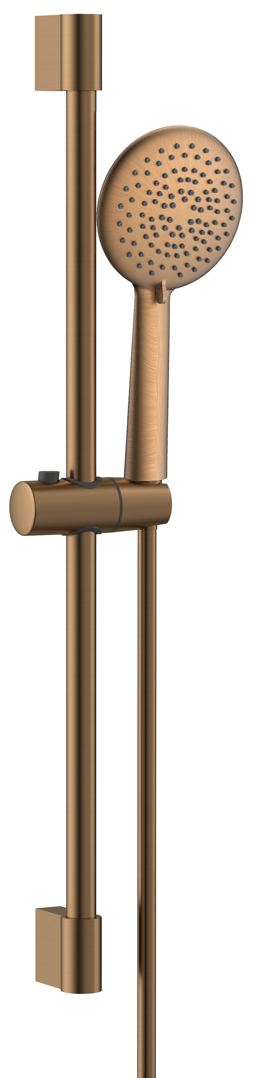 Sprchová souprava, posuvný držák 708mm, měď mat SC715PG