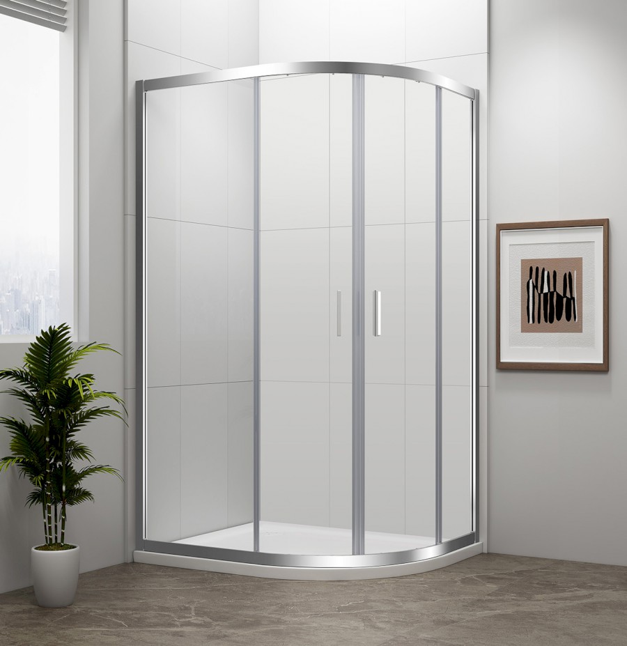 EASY čtvrtkruhová sprchová zástěna 1200x900mm, L/R, čiré sklo EL2715