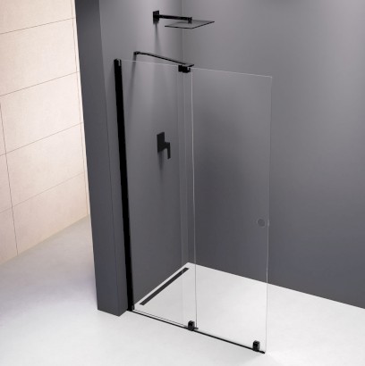 MODULAR SHOWER zástěna s pojezdy 1600 mm, černá MS5-160B