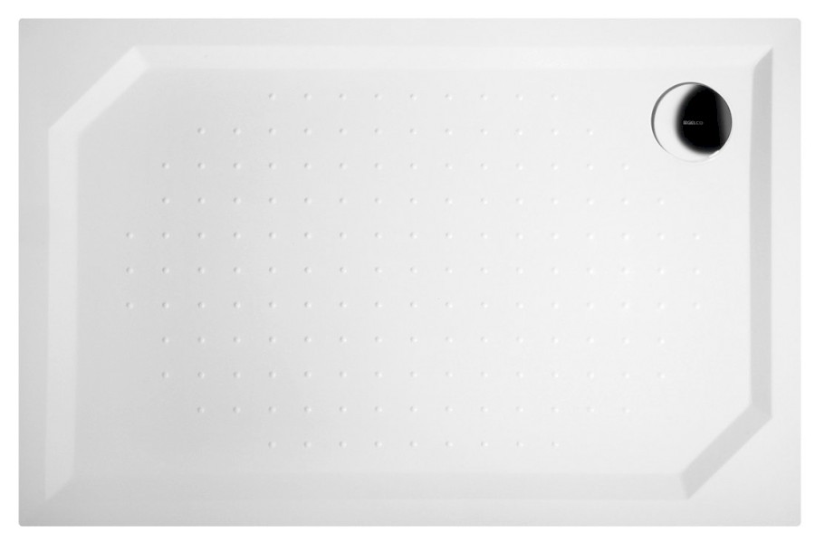 SARA sprchová vanička z litého mramoru, obdélník 120x80cm, bílá GS12080