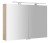 MIRRÓ galerka s LED osvětlením, 100x70x16cm, jilm bardini MC100-0013