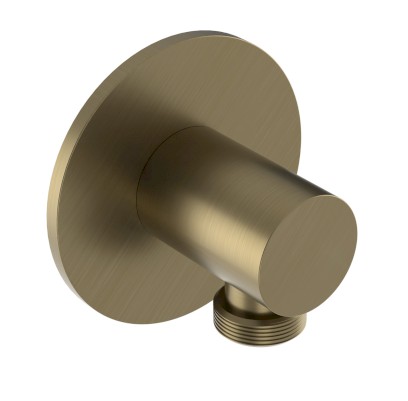 Vývod sprchy, kulatý, zlato mat SG202G