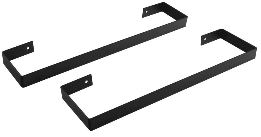 ENIS držáky ručníků 620x40 mm, 2ks, černá mat IRPA32B