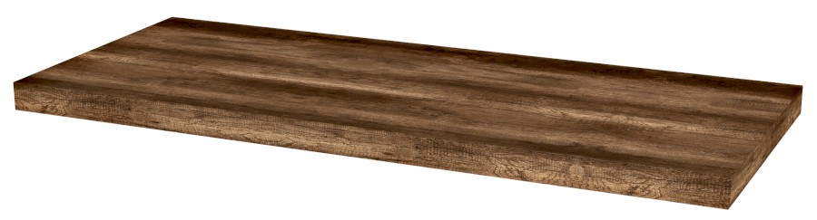 AVICE deska pod umyvadlo 100x39cm, tl.5cm, dub tmavý AV11011