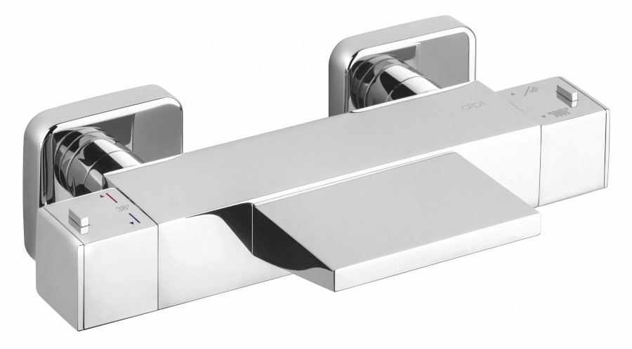 DIMY nástěnná vanová termostatická baterie, kaskáda, chrom DM292