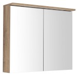 KAWA STRIP galerka s LED osvětlením 80x70x22cm, dub emporio WGL38S