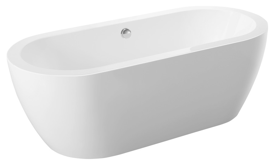68648 (56074) SAMIRA volně stojící vana 173x78x59cm, bílá 68648