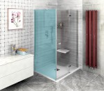 FORTIS sprchové dveře 1000mm, čiré sklo, pravé FL1010R