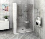 FORTIS sprchové dveře do niky 1200mm, čiré sklo, pravé FL1412R
