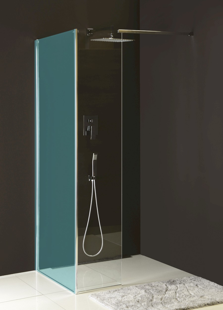 MODULAR SHOWER pevný panel k instalaci na stěnu modulu MS2, 1000 mm, levý MS2B-100L
