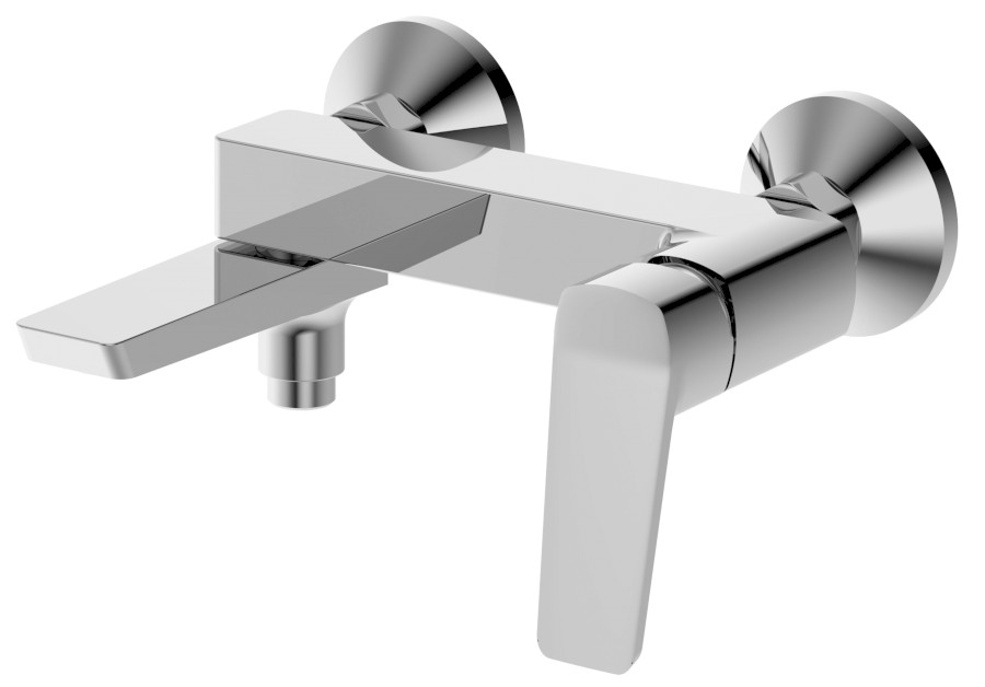 FY010 (60720) FLERY nástěnná vanová/sprchová baterie, otočné ramínko, chrom FY010