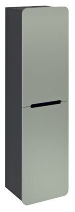 KR350-4434 (58771) KERALA skříňka vysoká 38x143x32cm, 2x dvířka, levá/pravá, verde/antracit matný KR350-4434