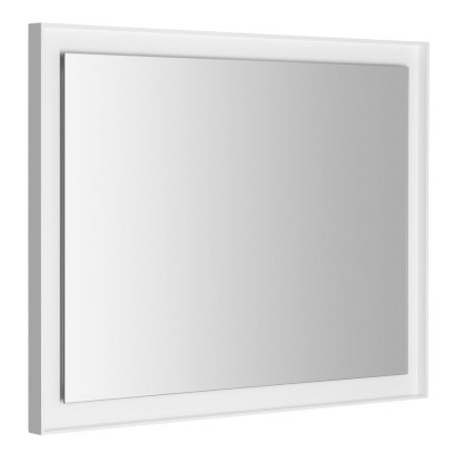 FLUT zrcadlo s LED podsvícením 90x70cm, bílá FT090
