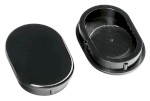 Oválná krytka vzpěry, černá mat (2ks v balení) NDES01B