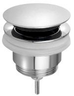 Umyvadlová výpust 5/4“, click-clack, velká zátka, 10-45mm, chrom 7532.310.5