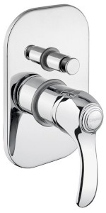 KIRKÉ podomítková sprchová baterie, 2 výstupy, chrom KI42C