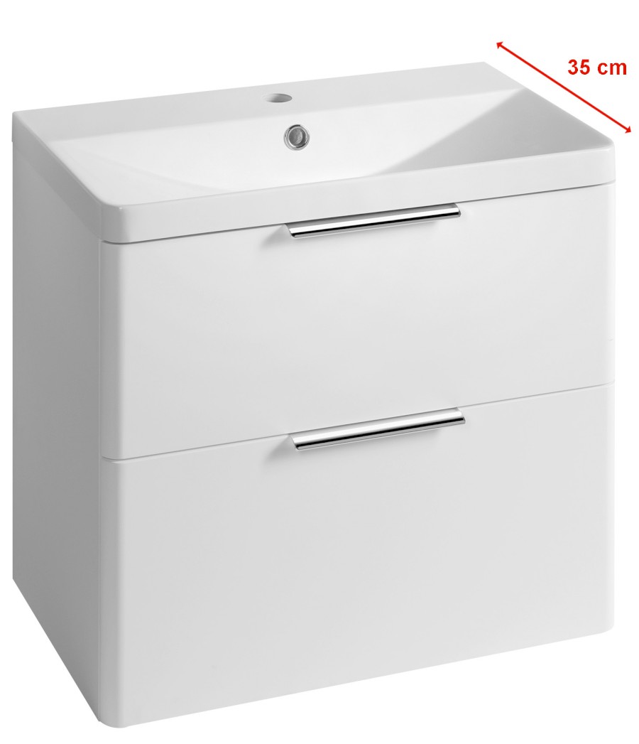 DN264 (60480) DENEB umyvadlová skříňka 60,5x55x34,5cm, bílá mat DN264