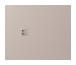 TRENECA vanička z litého mramoru s možností úpravy rozměru, 120x100cm, béžová mat 84313.81