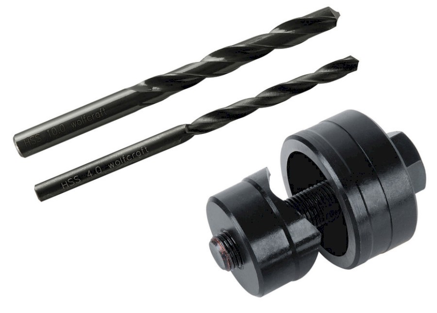 Vykružovač otvorů 35mm do dřezu pro vodovodní baterii + vrtáky 8925000