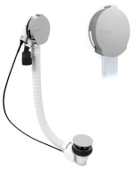 71857 (53683) Vanová souprava s napouštěním, bovden, délka 1200mm, zátka 72mm, chrom 71857