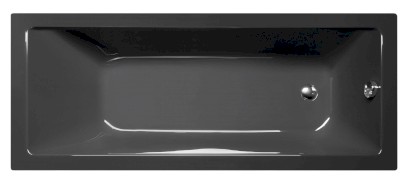 NOEMI obdélníková vana 170x70x39cm, šedá 71708.30
