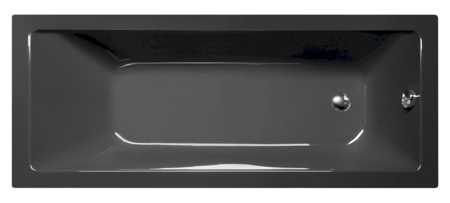 71708.30 (51245) NOEMI obdélníková vana 170x70x39cm, šedá 71708.30