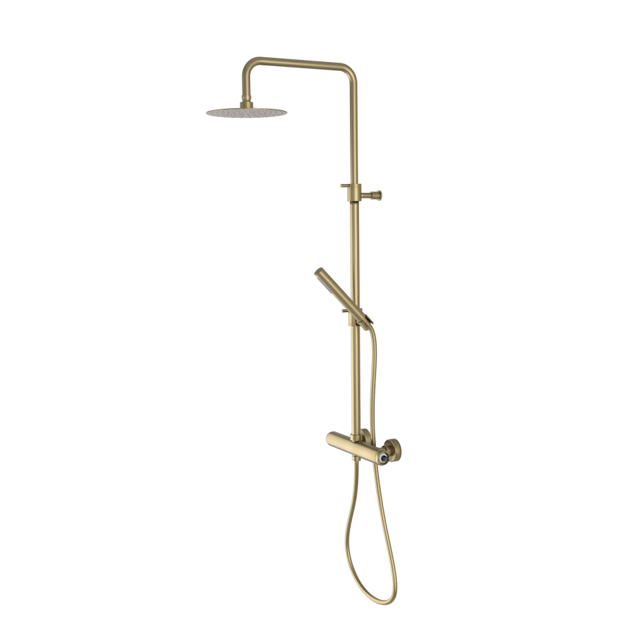 UT139G-1 (57466) ULTRAMIX tělo sprchového sloupu s pákovou baterií, zlato mat UT139G-1