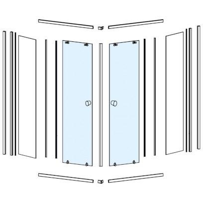 Sklo pro HLF909Y, pohyblivá část NDHLF909Y-2