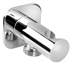 Držák sprchy kulatý, pevný, s vyústěním, chrom SG403