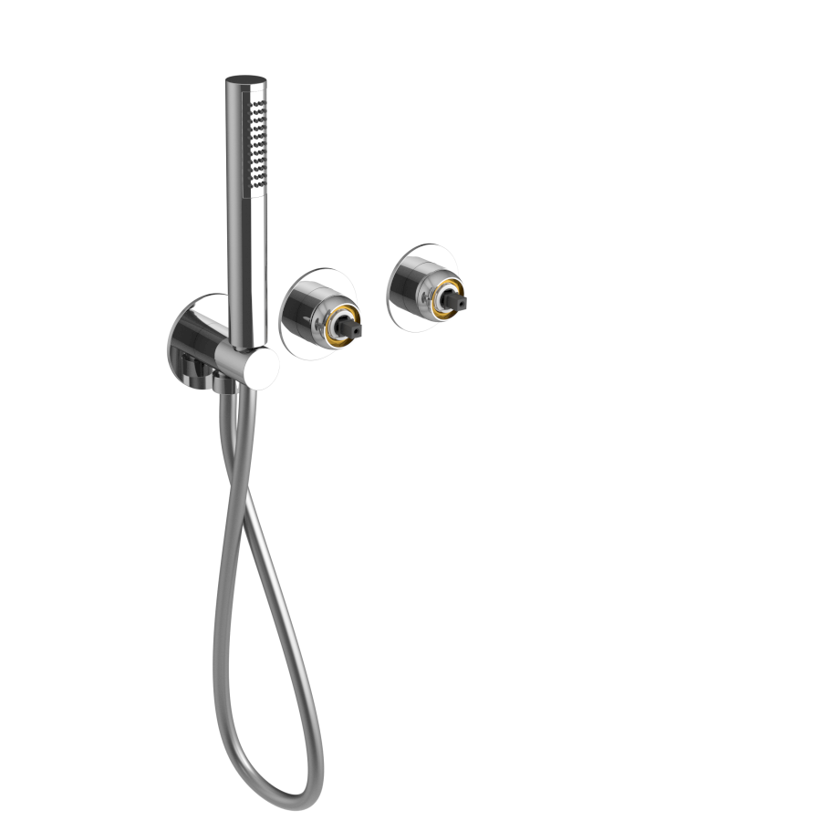 UT045-1 (57359) ULTRAMIX tělo podomítkové sprchové/vanové baterie s ruční sprchou, 2 výstupy, chrom UT045-1