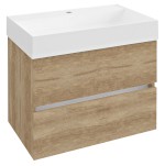 ODETTA umyvadlová skříňka 67x50x43,5cm, dub alabama DT070-2222