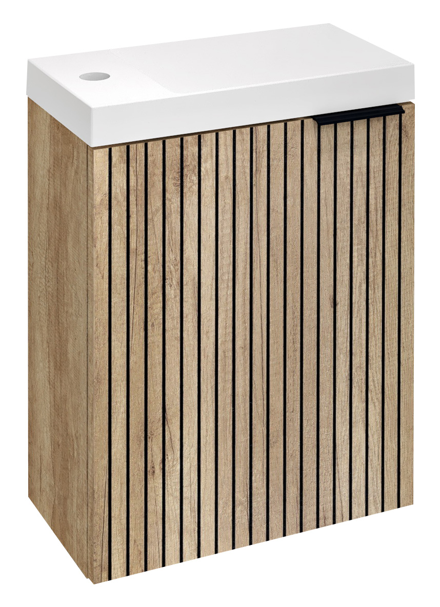 LATUS X STRIP umyvadlová skříňka 39,4x50x22cm, dub alabama LT110-2322