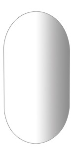 VORA zrcadlo s broušenou hranou oválné 40x70cm, CU free 22503