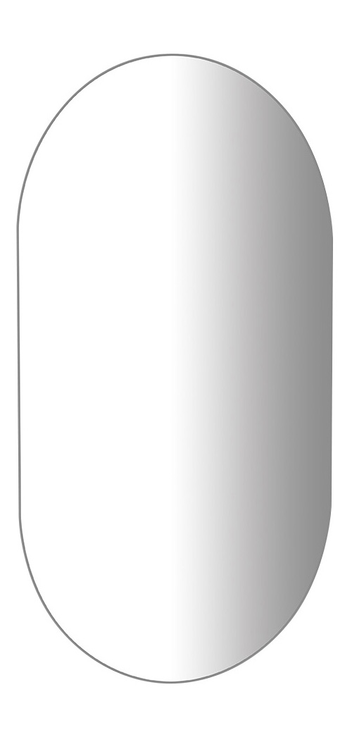 VORA zrcadlo s broušenou hranou oválné 40x70cm, CU free 22503