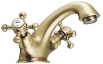3176 (4234) ANTEA stojánková umyvadlová baterie s výpustí, bronz 3176