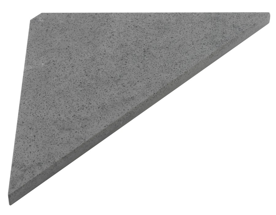 AE200-4033 (51897) ABELINE rohová police rockstone 200x200mm, concrete AE200-4033