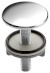 Záslepka na umyvadlo 50mm, chrom 5350C