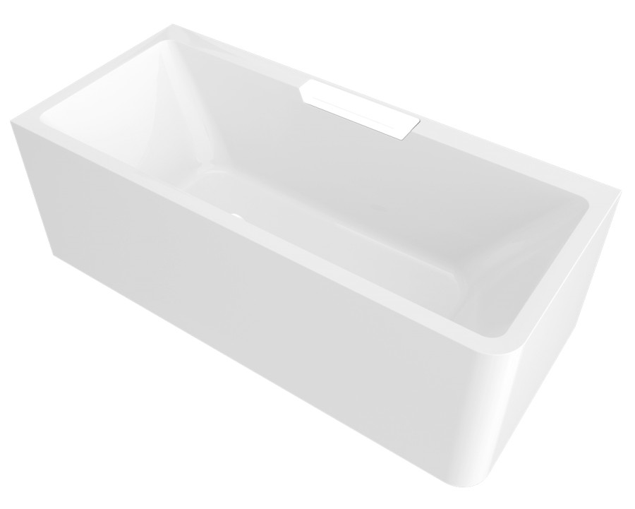 73836ML.101 (60684) CASCATA L MONOLITH obdélníková vana 180x80x60cm, kaskáda bílá 73836ML.101